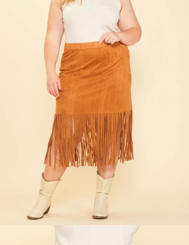 Talen Fringe Skirt Set