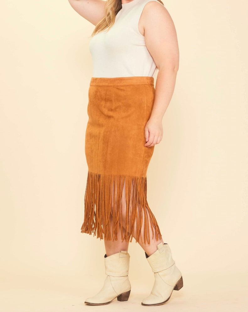 Talen Fringe Skirt Set