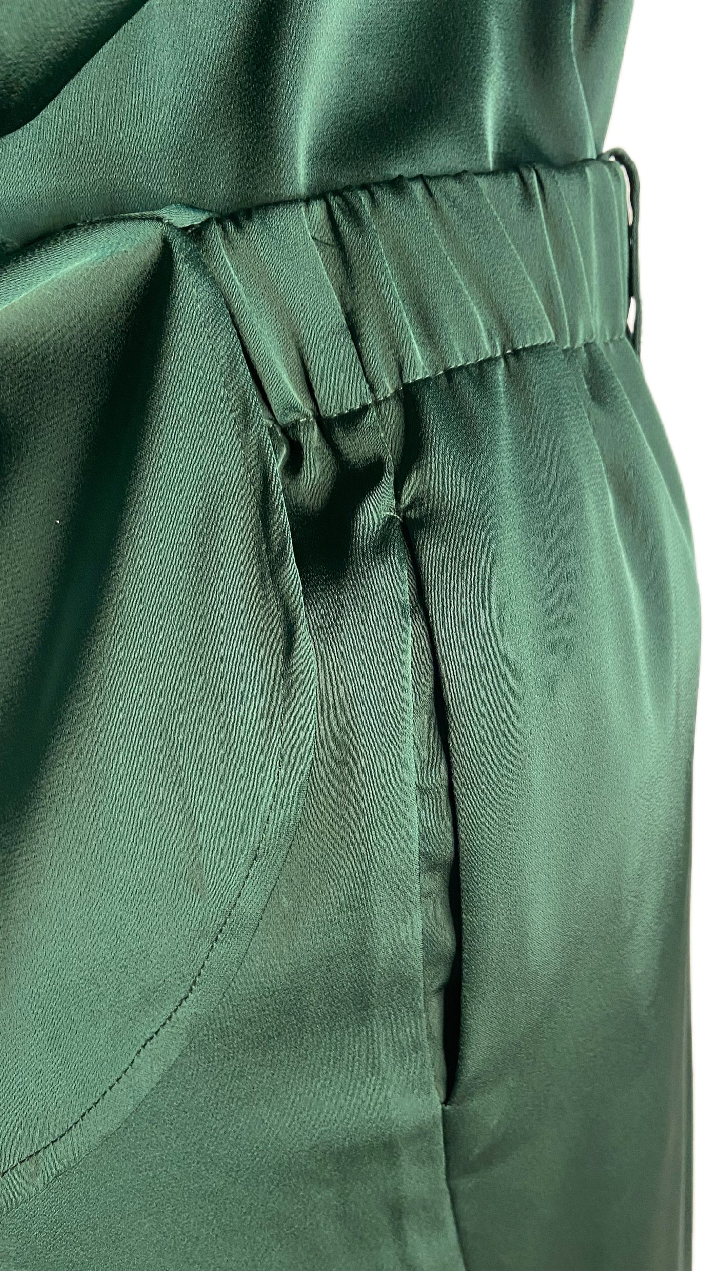 Palace Green Silk Pant Set